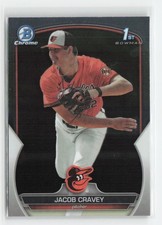 2023 Bowman Draft #BDC-189 Jacob Cravey Chrome