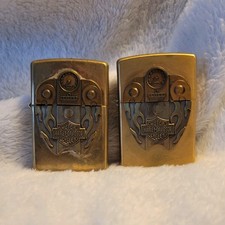 1997 & 2001 Harley Davidson Fuel Tank Surprise Zippo Lighters