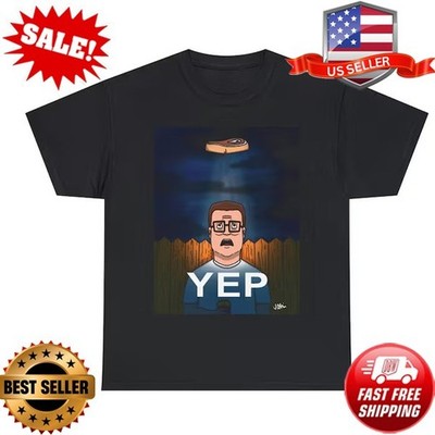 Hank Hill Nope Yep Parody King of the Hill Unisex Heavy Cotton T-Shirt S-5XL