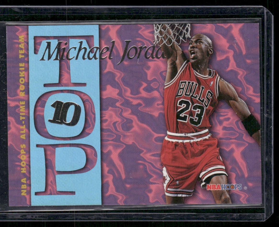 Michael Jordan 1995-96 NBA Hoops Top Ten #AR7