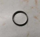 Art Deco Czechoslovakian Silver Ring - HALLMARKED - size T