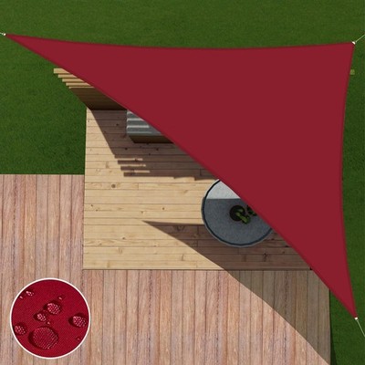 Paradise 12' x 12' x 17' Waterproof Sun Shade Sail Triangle Right, UV Block