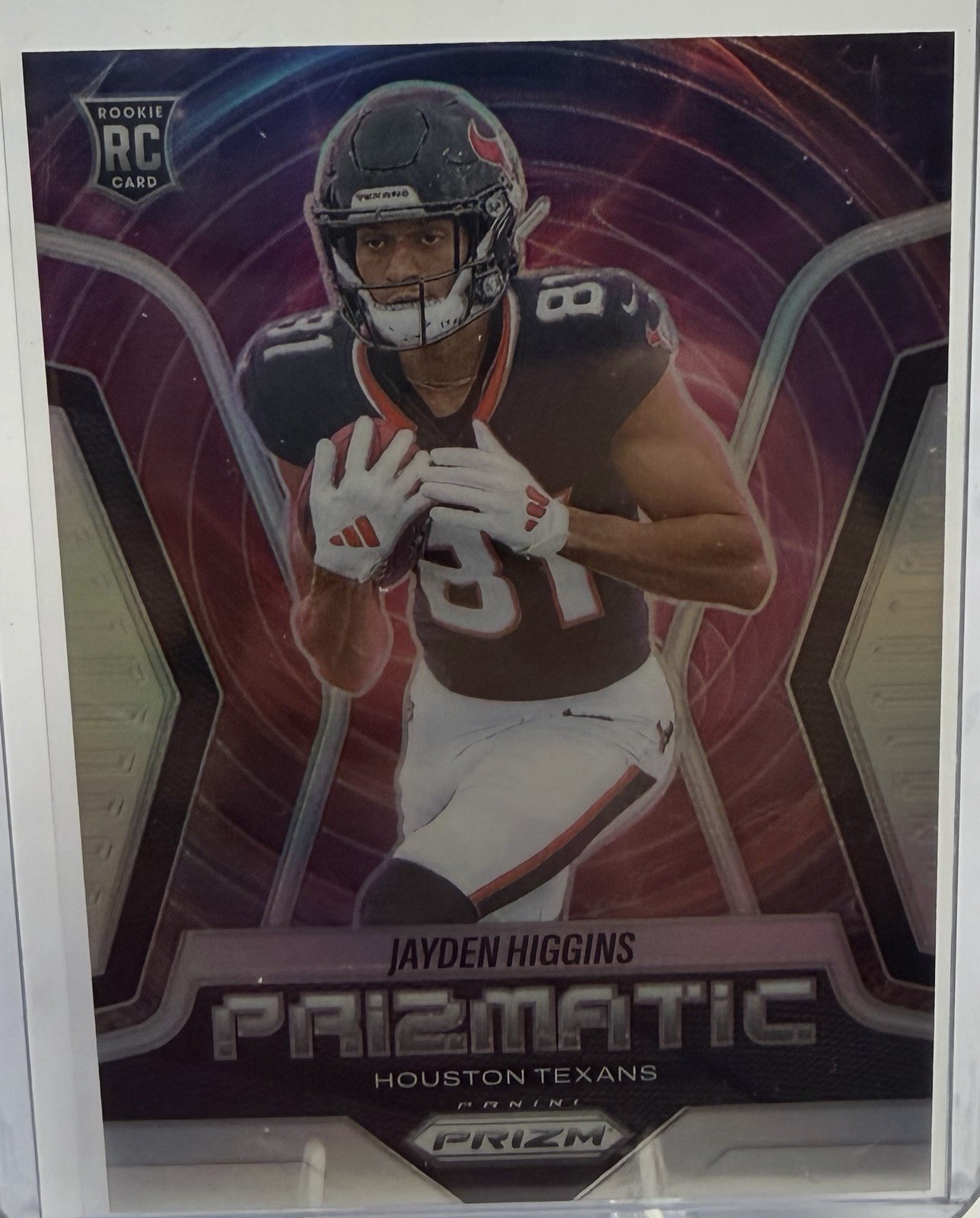 2025 Panini Prizm - Prizmatic Jayden Higgins #3 Silver Prizm (RC)