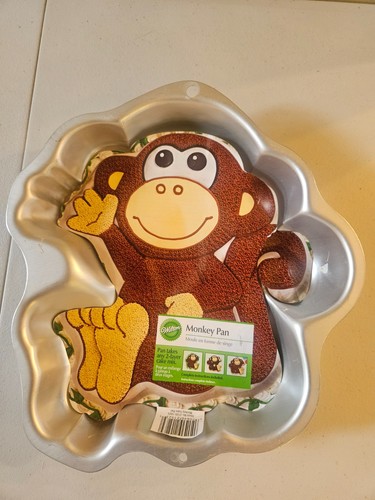 Wilton Monkey Aluminum Cake Pan Mold # 2105-1023 Baking Cooking Pan 2008