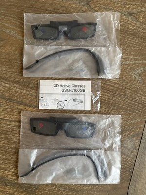 Samsung 3D Glasses SSG-5100GB For Smart TV New-No-Box Of 2 Active Glasses  