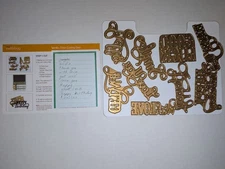 Cuttlebug Terrific Tile Cut & Emboss Dies Magnetic Sheet Scrapbooking Cardmaking