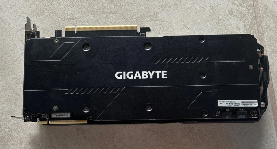 GIGABYTE NVIDIA GeForce RTX 2070 8GB GDDR6 Graphics Card - GV-N207SWF3OC-8GD - Image 3 of 4