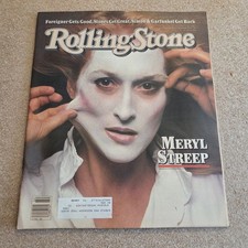 Rolling Stone Magazine Issue 354 Oct 15 1981 Meryl Streep Foreigner Stones Simon