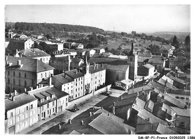 DM-BFP1-0695-88 - TRAGBAR - Mit dem Flugzeug darüber - Kirche und Kloster von
