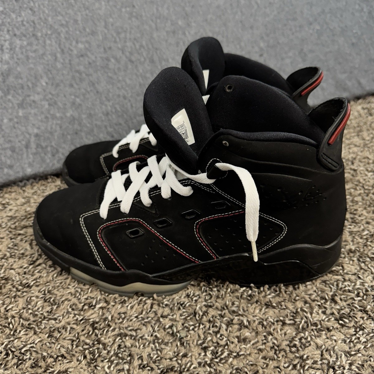 Nike Air Jordan 6-17-23 Mid Top Lace Up Black Red Mens 10 JORDAN (GS) 6-17-23 DM1159 003 - Shiekh main image 3