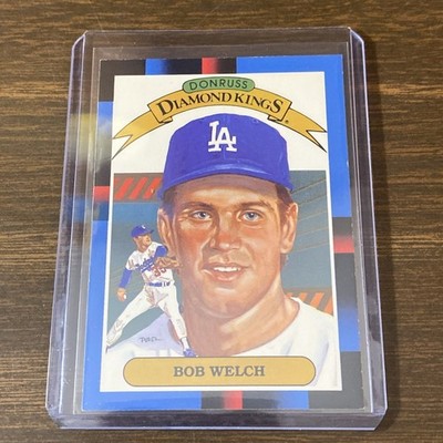 1988 Donruss - Diamond Kings Bob Welch #24 Los Angeles Dodgers