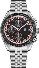 Pagani Design Men's 40mm Stainless Steel Chronograph Quartz Watch