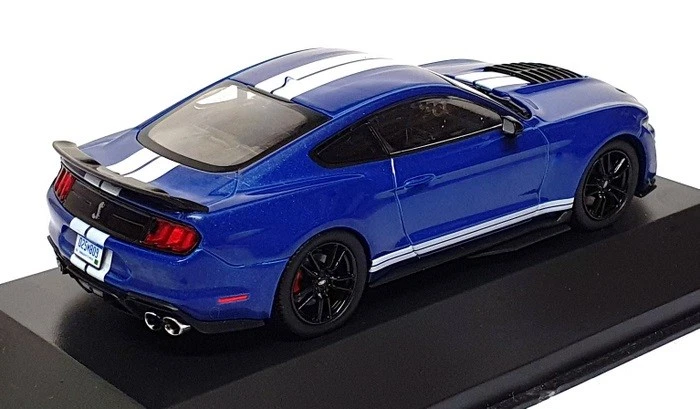 Altaya escala 1/43 16725H - Ford Mustang Shelby GT500 2020 - azul/blanco Foto 2 de 4