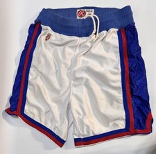 Vintage 80s Rawlings Athletic Shorts USA Made Red White Blue Nylon