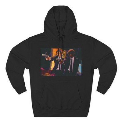 Pulp Fiction Jules & Vincent Hoodie Sweater Anime Tarantino Movie Film Art