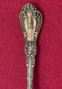Plainfield New Jersey Grace Church 5.2" Sterling Souvenir Spoon Orient Alvin 16g