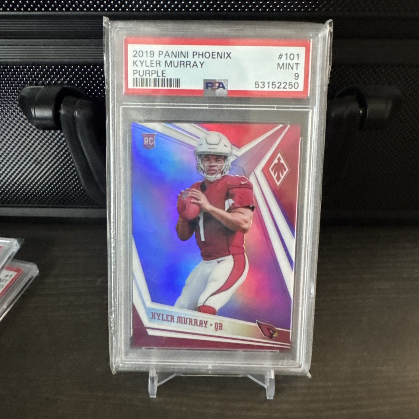 2019 Panini Phoenix - Rookies Kyler Murray #101 Purple /149 (RC) PSA 9