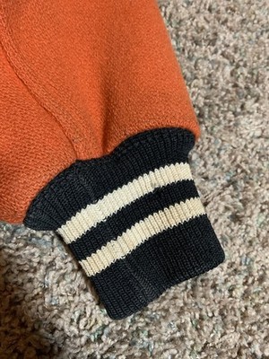 Vintage Butwin Princeton Tigers Varsity Letterman Jacket Full Zip