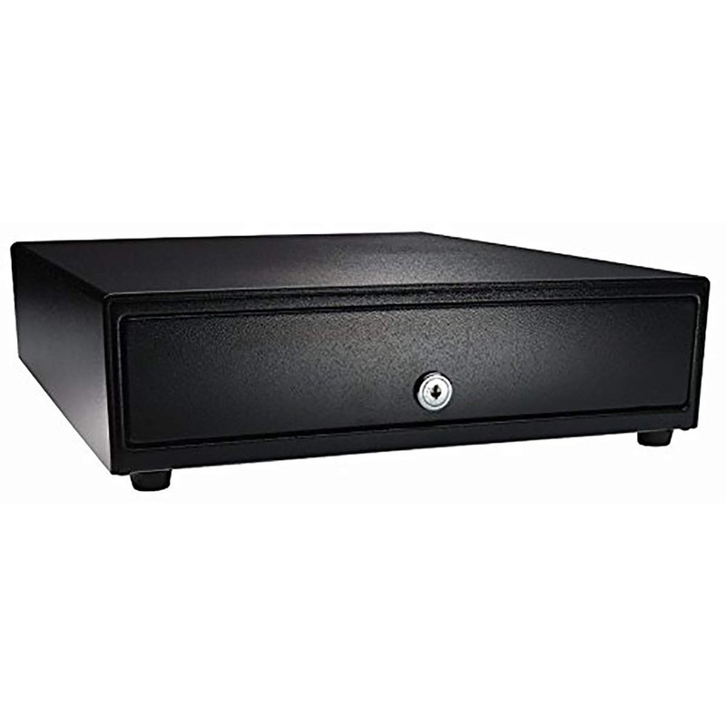 APG Cash Drawer Vasario VB554A-BL1616 16.2 x 16.4 Steel Cash Drawer, Black