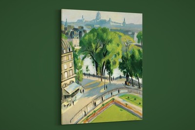 Robert Delauney - Vue Du Quai Du Louvre - Art Print on Paper or Canvas