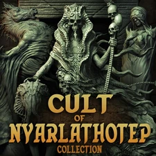 Cult of Nyarlathotep - Miniatures +... | NSMini | 3D Print | Nyarlathotep