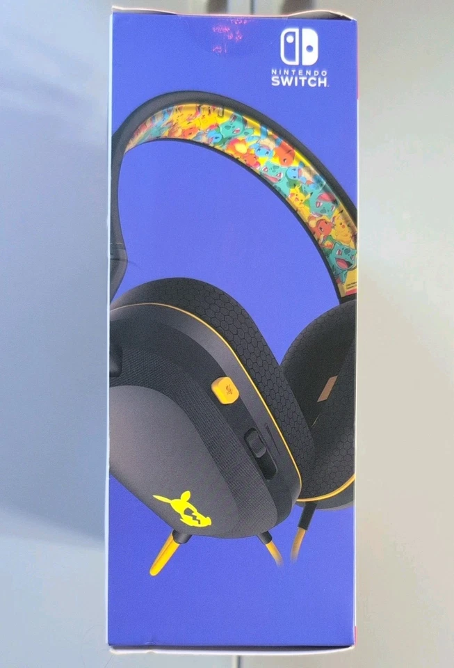 NSW - Auriculares estéreo con cable Power A para Nintendo Switch - Pokémon: Kanto Friends Foto 3 de 4