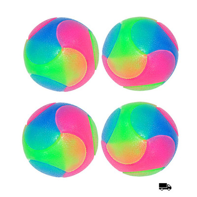 Luminöse LED Hundekugel 5 cm Elastisch Glühend Interaktiv