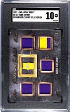 2021 Leaf Art of Sport Kobe Bryant GAME USED RELIC /30 SGC 10 GEM MINT
