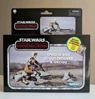 Star Wars Vintage Collection TVC Speeder Bike Scout Trooper Grogu Set New