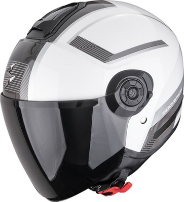 Scorpion Exo-City II Cosmos Jethelm, weiß/schwarz/silber, 2XL (62/63)