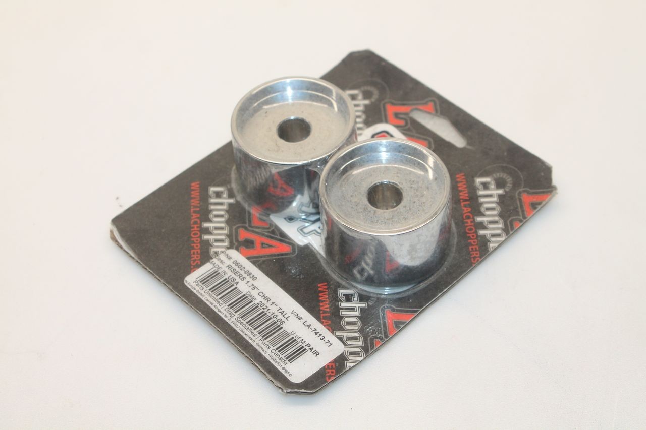 Kit d'extension pour guidon chromé LA Choppers pour améliorer vos voyages en Harley