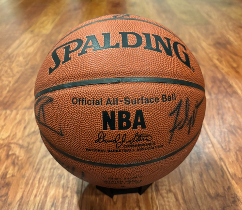 1999-2000 CHICAGO BULLS Team Signed Autographed Basketball ELTON BRAND Rookie Yr - Picture 5 of 9