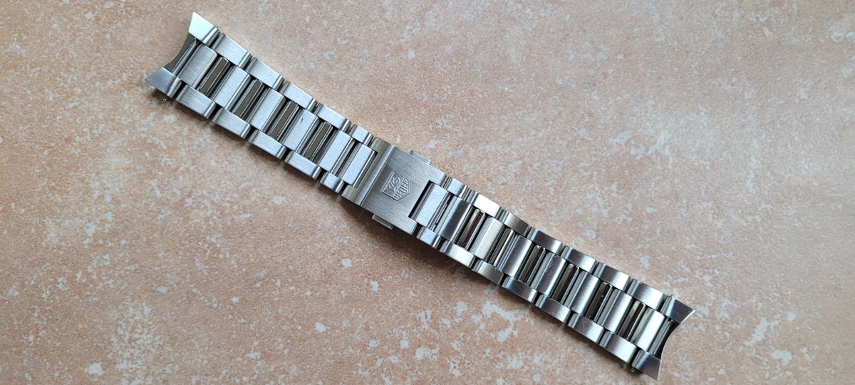 Cinturino TAG Heuer Carrera In Acciaio Inox 22mm – Fine Curva – Nuovo Senza Scatola