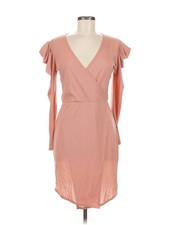 NWT PrettyLittleThing Women Pink Cocktail Dress 8