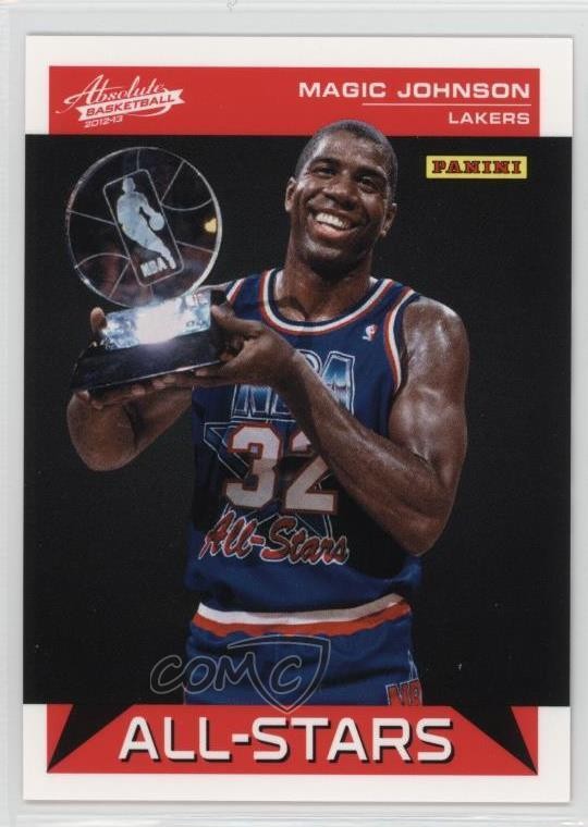 2012-13 Panini Absolute All-Stars Magic Johnson #12 HOF 0k0