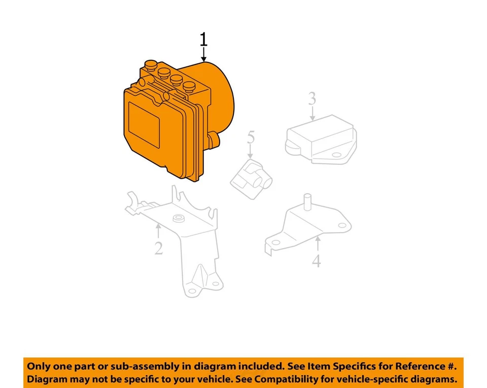 Módulo de control de bomba ABS Toyota Camry 2010-2011 C3WHO Foto 3 de 4