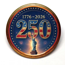 America 250th Anniversary Liberty Fridge Magnet BUY 3 GET 4 MORE FREE