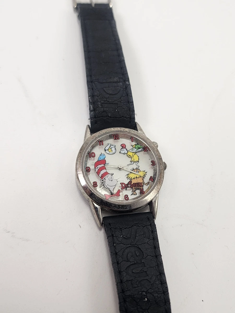Vintage Dr Seuss Watch Women Silver Tone 1997 Tick Tocking Time Tickers il_fullxfull.6763573040_e1vy.jpg main image 3