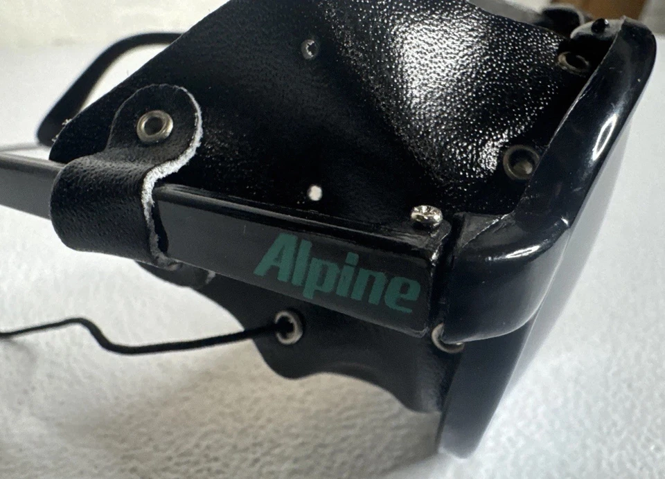 Gafas de sol ALPINE Glacier cuero laterales ciegos escudos Steam Punk - ¡LEER! Foto 3 de 4