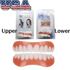 Instant Smile Dental Veneers Comfort Flexible Upper Lower Teeth Kit USA
