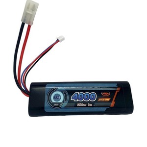 Rechargeable Battery 7.4V 4000mAh Li-Po/Li-ion Vapextech Rounded Hard Tamiya