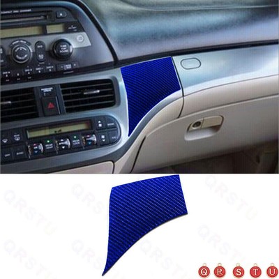 For Honda Odyssey Blue Carbon Fiber Interior Right Of Climate Control Cover Trim