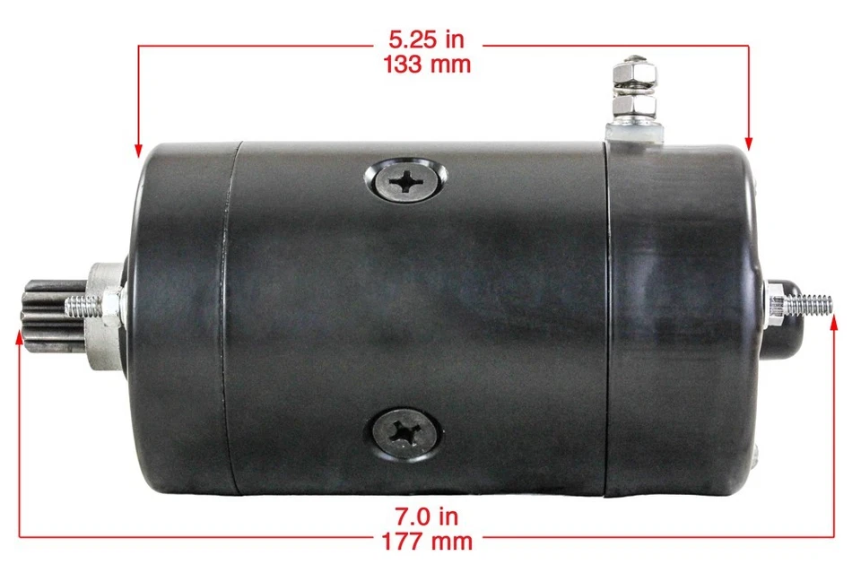 STARTER & SOLENOID FITS Harley Davidson SUPER GLIDE II FXRS 1982 - 1985 31489-79B — 第 4/4 张图片