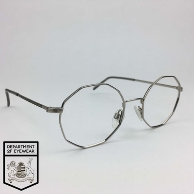 SPECSAVERS Brille DECAGON / POLYGON WIRE FRAME Frame MOD: 30516281 RUBBED
