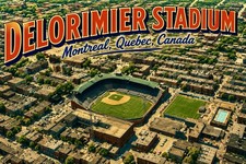 DELORIMIER STADIUM Montreal, Quebec, Canada MODERN Postcard Baseball C783