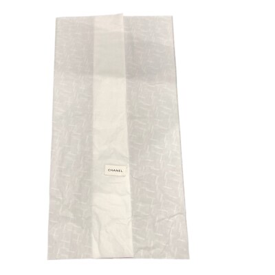 Authentic Chanel Logo Wrapping Paper Thin x3 Sheets | eBay