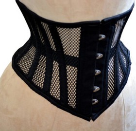 Mesh Corset Waist Trainer Corset Steel Boned Corset Womens Underbust Corset