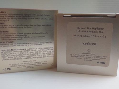 STILA Heaven's Hue Highlighter Compact Shade - INCANDESCENCE Full Size 0.35 Oz - Picture 8 of 12