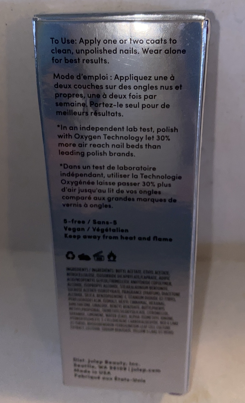 Julep Oxygen Take a Breather Nail Treatment 5363 SHEER PINK .27 Fl. oz