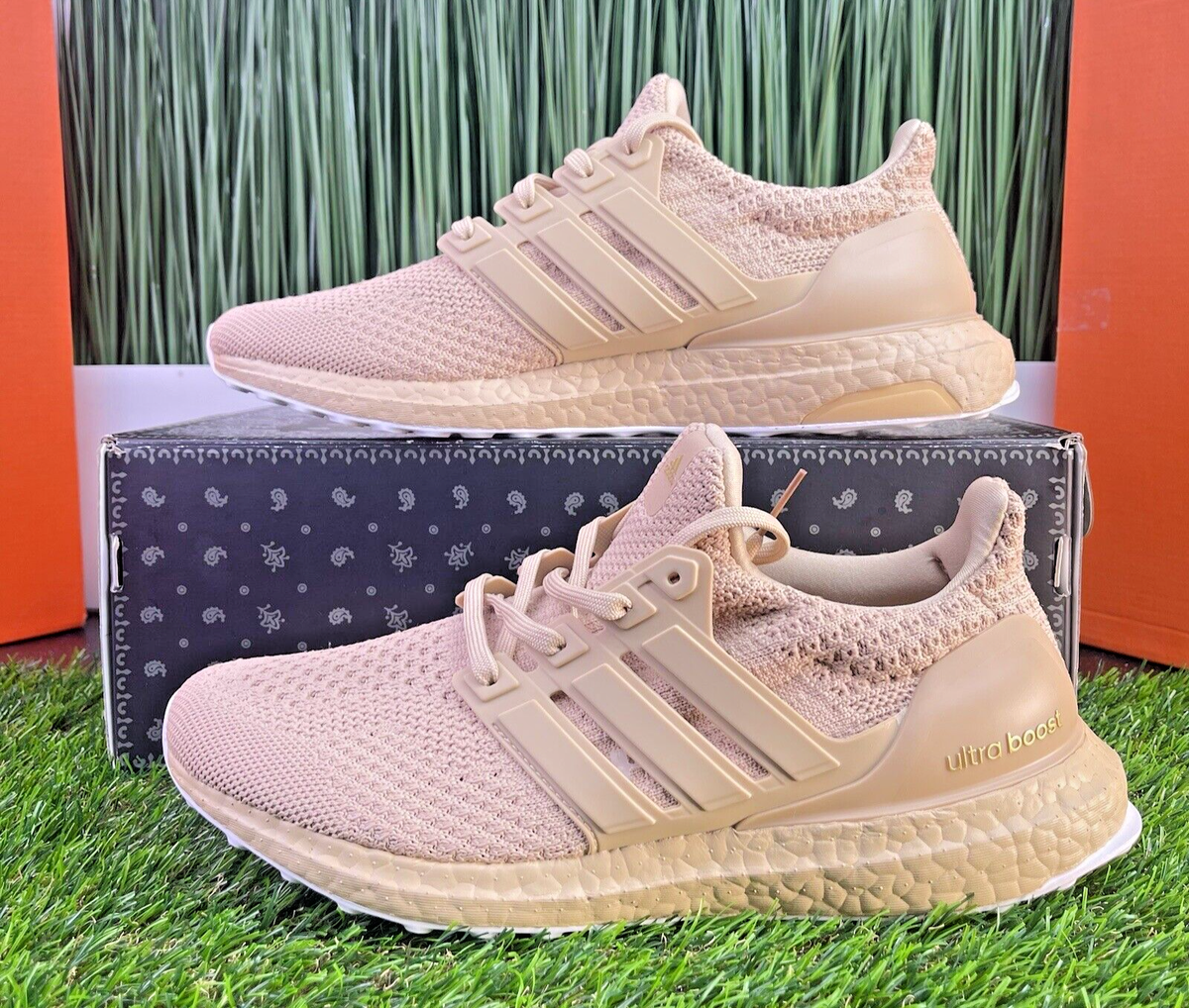Adidas Ultra Boost 5.0 DNA NBY Beige White Women Running Shoes FZ6258 Size  10